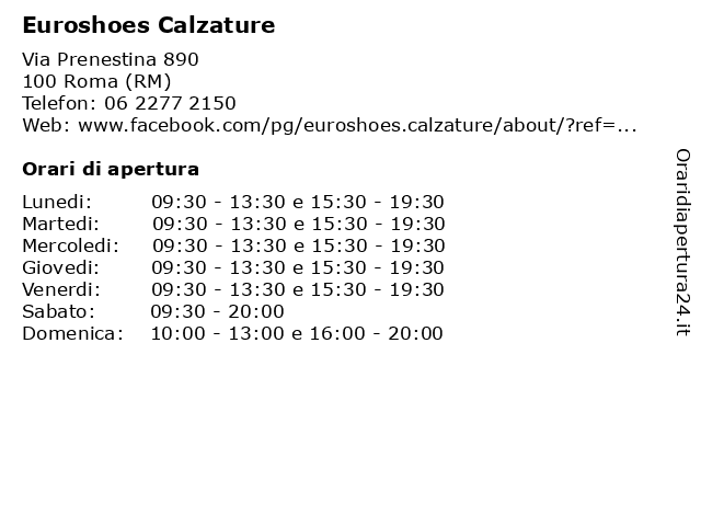 Euroshoes calzature store